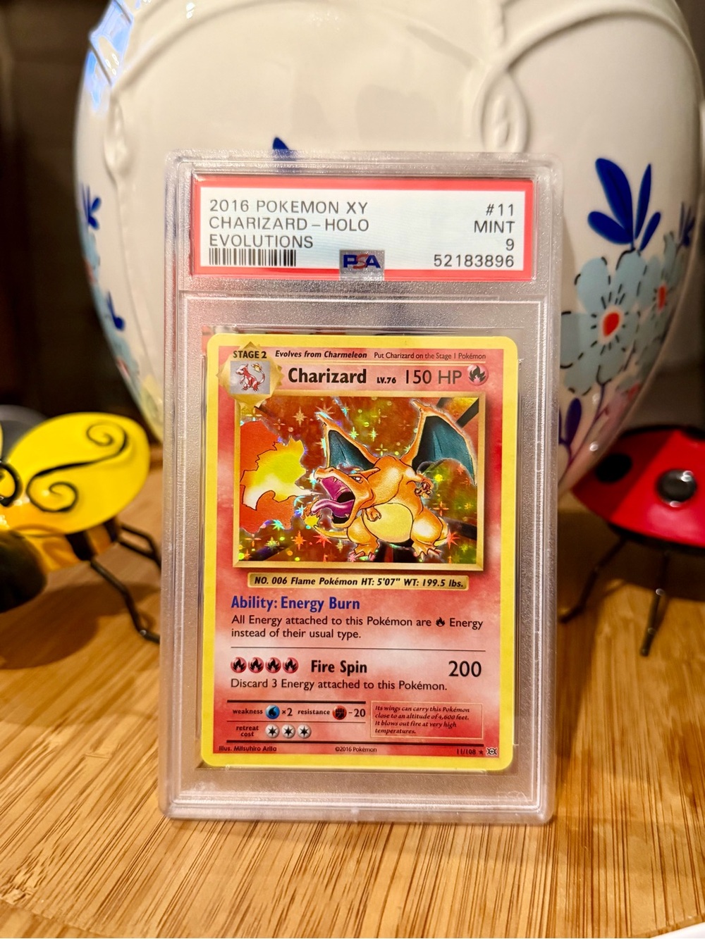 Pokemon XY evolutions 11/108 Charizard-Holo rare PSA 9 Mint 2016 - Picture 4 of 8